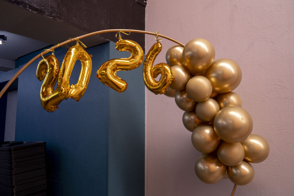 Fotografias dos colaboradores, das comidas e da decoração do Restaurante Cetro durante o Almoço de Encerramento de 2025.