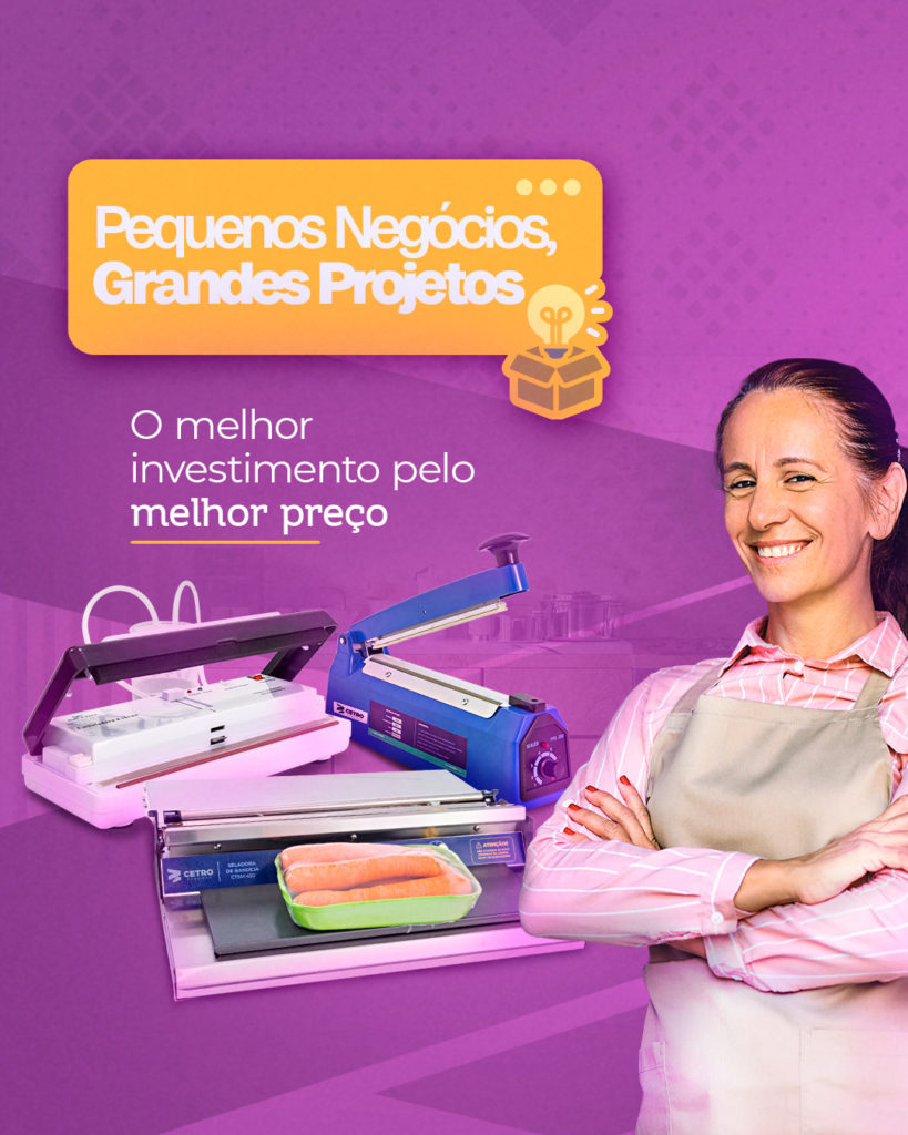 Banner da Campanha “Seu Negócio Novo” da Cetro, promovida para auxiliar produtores brasileiros a encontrarem maquinários e aumentar sua produtividade.