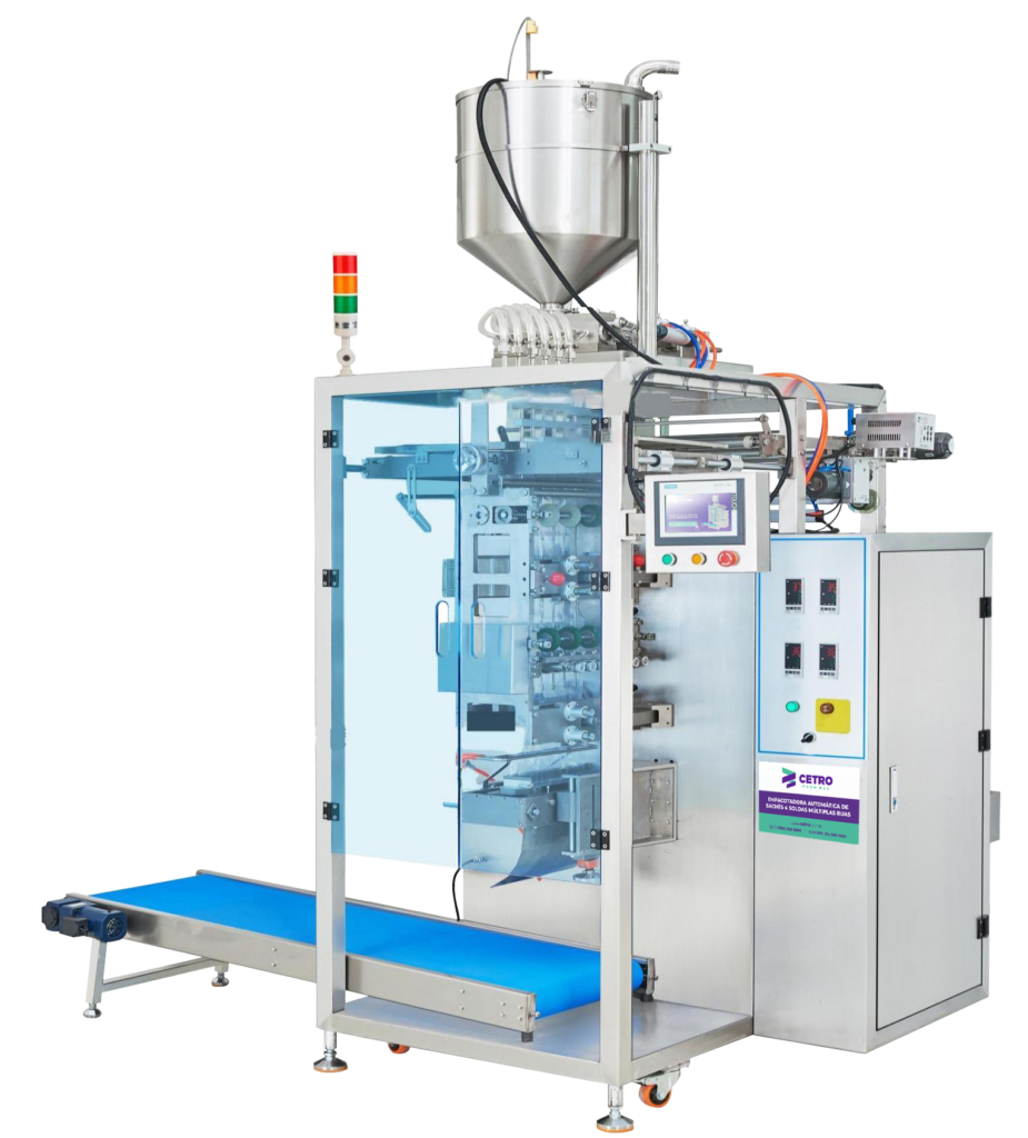 Máquina usada na produção e diferencial de embalagens