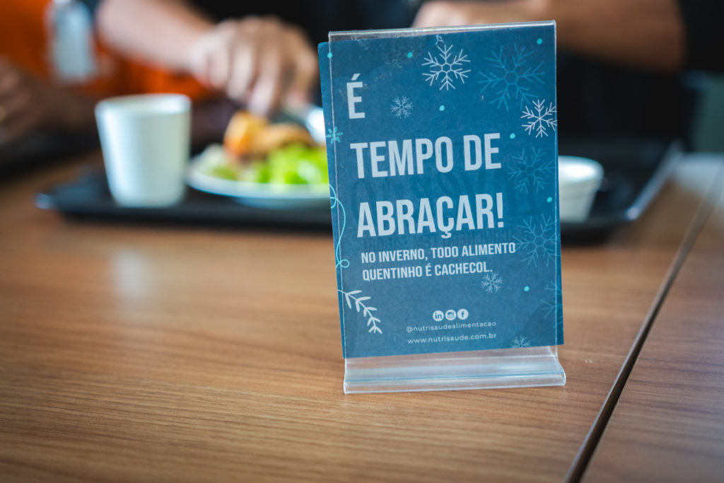 Registros do almoço temático “festival de inverno” na matriz da Cetro em Bauru, São Paulo.