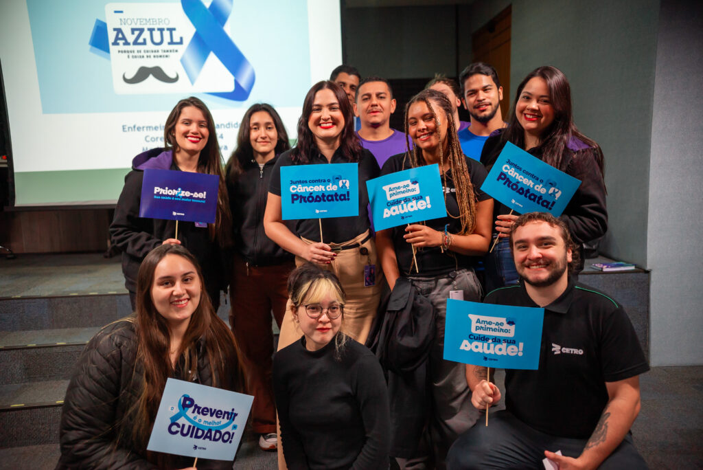 Registros da palestra e do almoço especial em celebração a Campanha Novembro Azul.