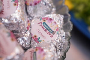 Fotografias dos pratos servidos aos colaboradores durante o almoço temático do Festival de Primavera.