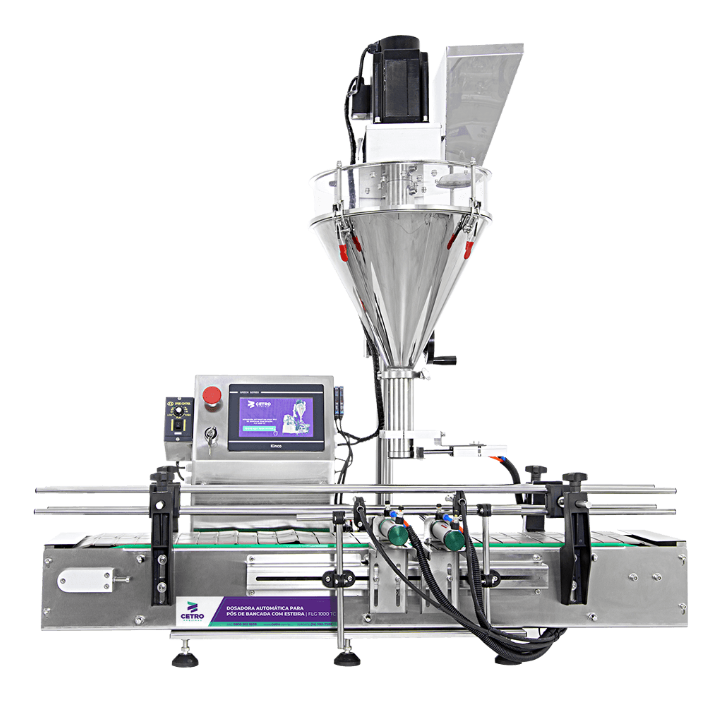 Fotografias de um Reator com Mixer, Dosadora, uma Empacotadora e uma Seladora a Vácuo da Cetro, ideias para produtos lácteos.