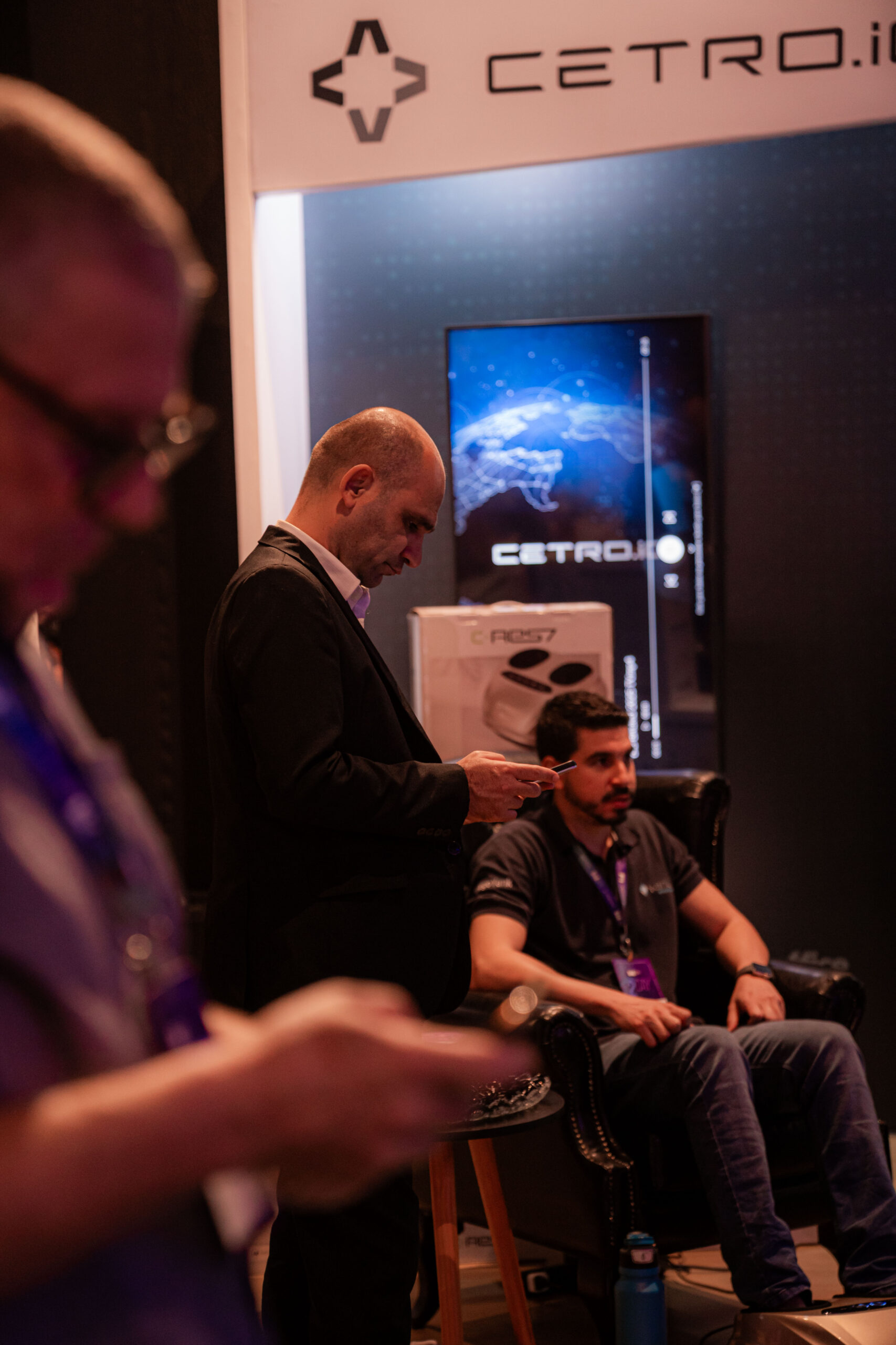 Fotografias dos colaboradores da Cetro que participaram do BID 2025 aproveitando o evento.