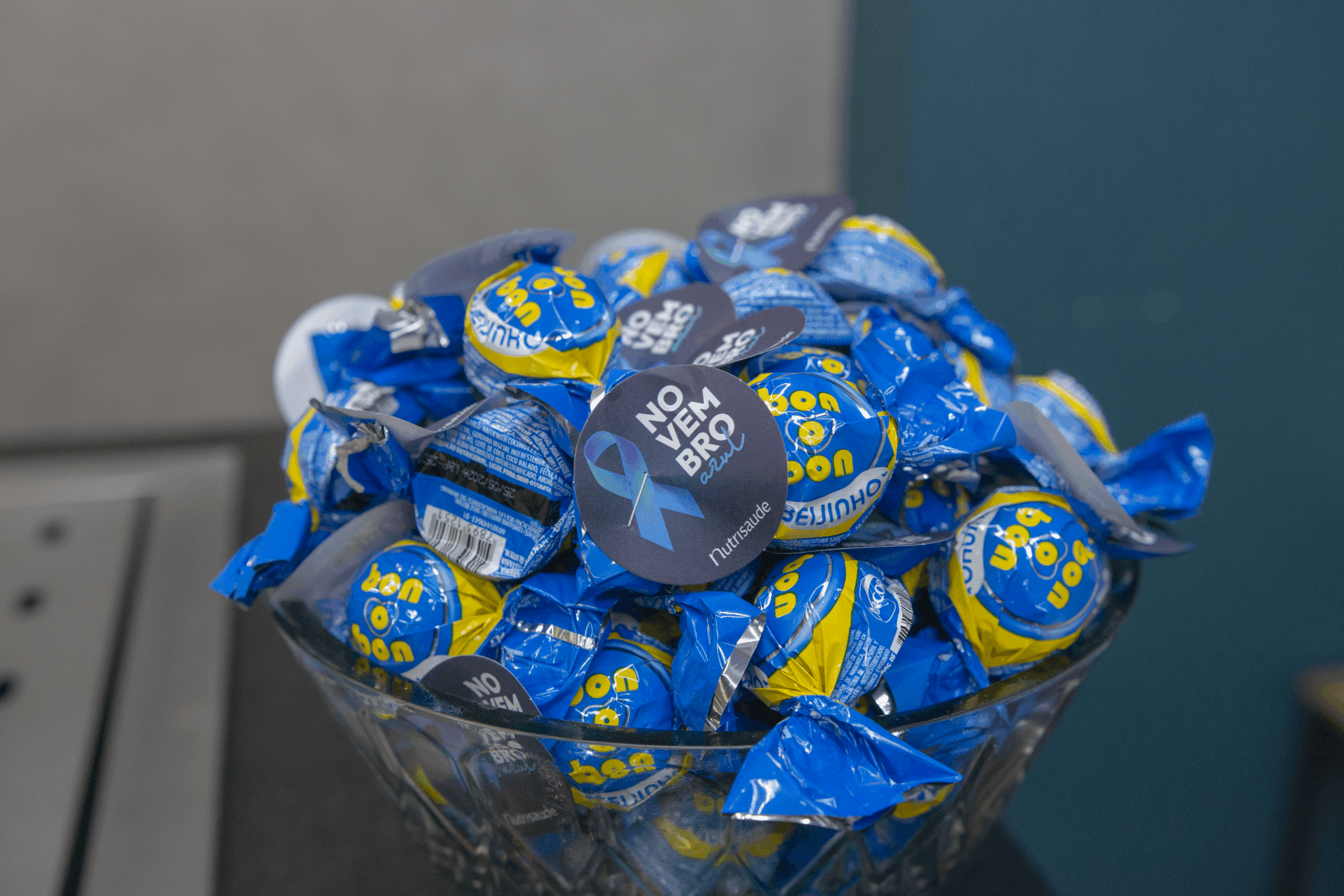 Fotografias dos pratos e da decoração do almoço temático da Campanha Novembro Azul e dos colaboradores no Restaurante Cetro.