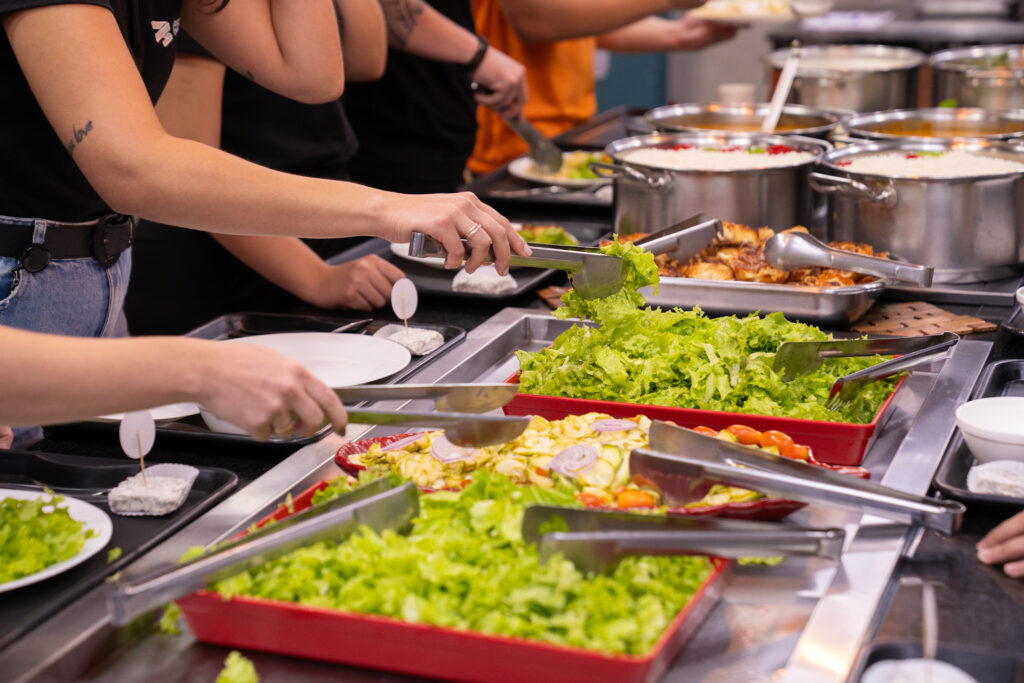 Fotografias dos pratos servidos no Almoço Italiano da Cetro.