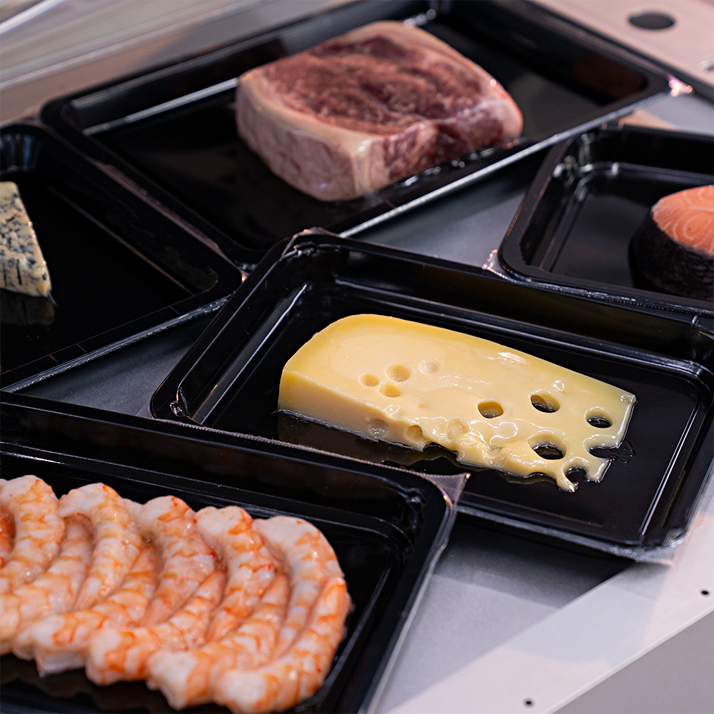 Fotografias das embalagens para Skinpack da Cetro.