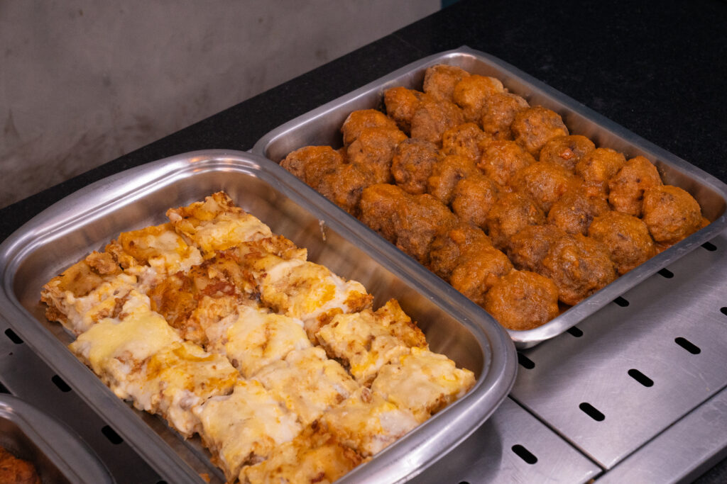 Fotografias dos pratos servidos no Almoço Italiano da Cetro.