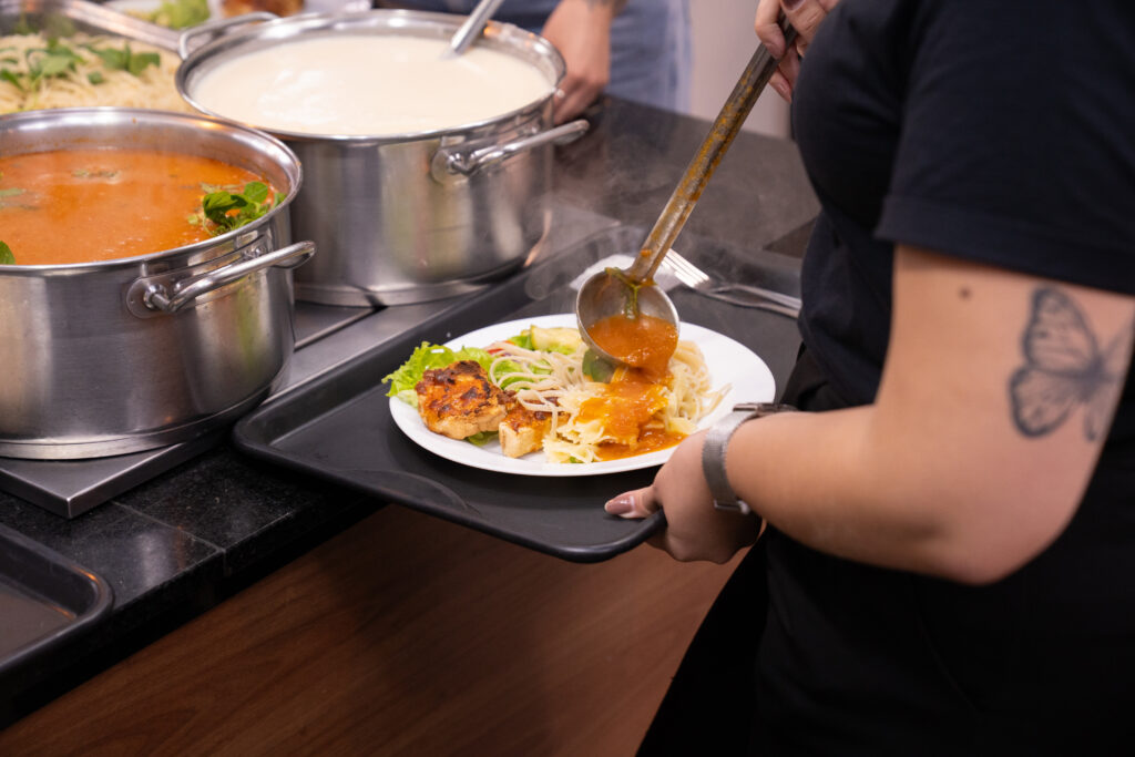 Fotografias dos pratos servidos no Almoço Italiano da Cetro.