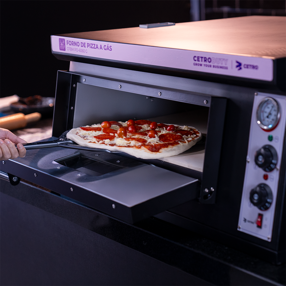 Fotografias dos Fornos de Pizza Elétricos da Cetro.