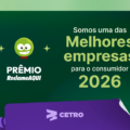 Vote na Cetro no Prêmio Reclame AQUI 2026!